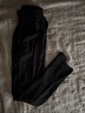 SHEIN Black Paperbag Jogger Pants